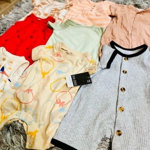 New Baby Boy Newborn Romper Clothing Bunde